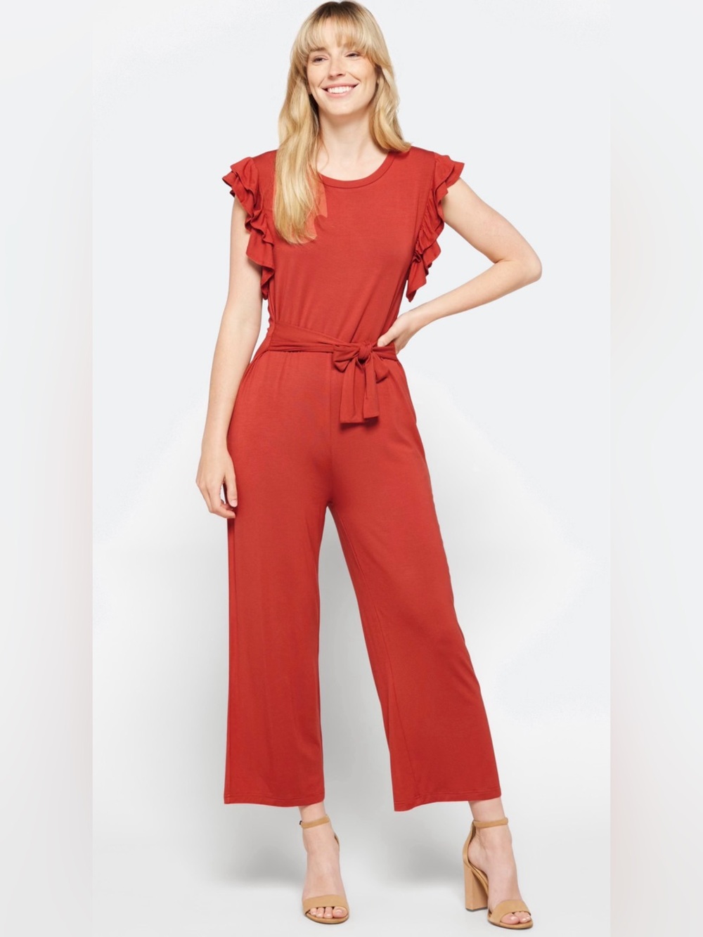 BB Dakota x Steve Madden Kolita Flutter Sleeve Jumpsuit